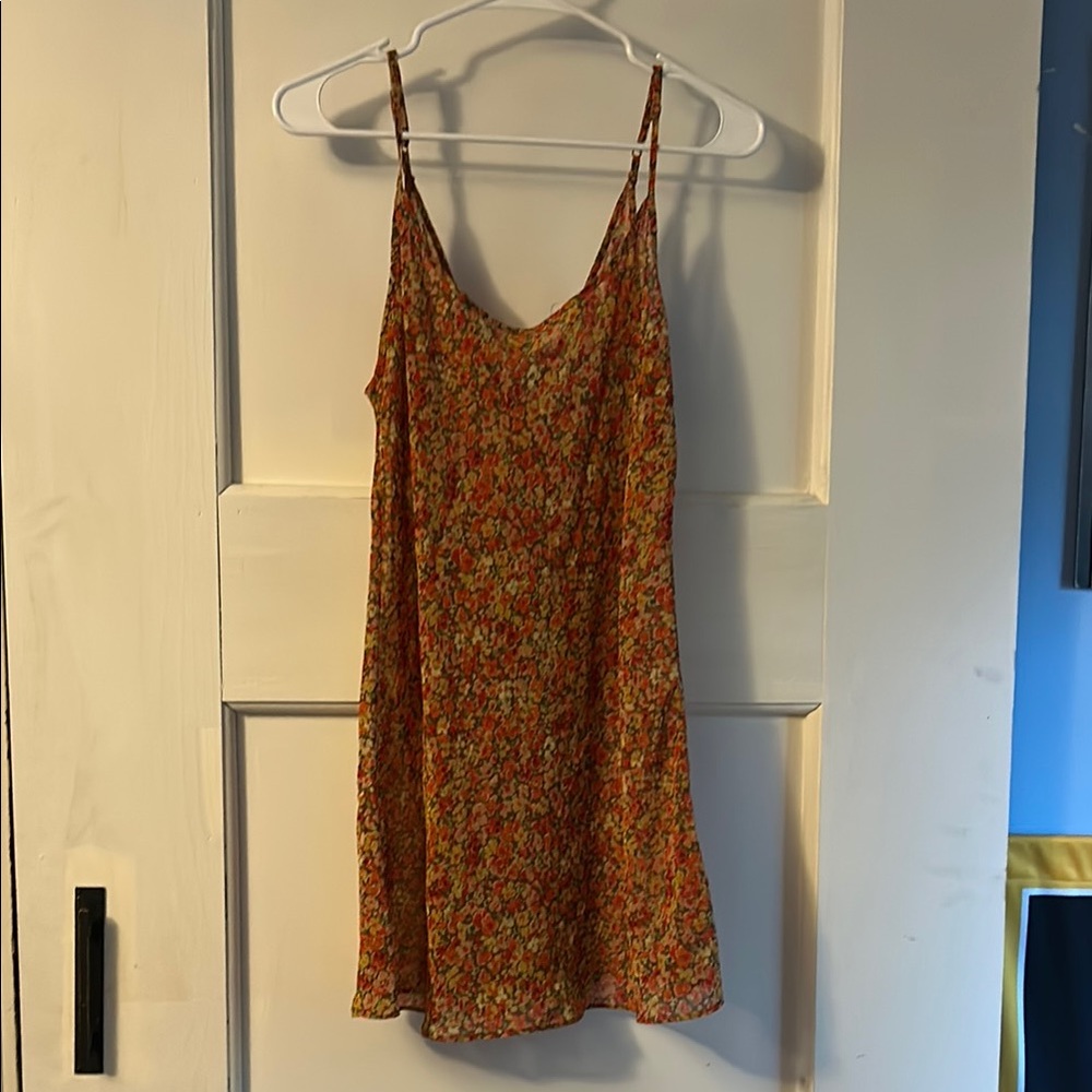 Victoria's Secret Orange and Red Chemise Intimates Sleepwear